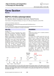 Gene Section SEP15 (15 kDa selenoprotein)  Atlas of Genetics and Cytogenetics