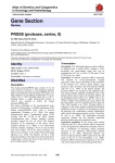 Gene Section PRSS8 (protease, serine, 8) Atlas of Genetics and Cytogenetics