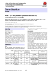 Gene Section PTK7 (PTK7 protein tyrosine kinase 7)