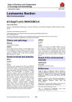 Leukaemia Section t(3;6)(q27;q14) SNHG5/BCL6  Atlas of Genetics and Cytogenetics