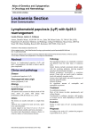 Leukaemia Section Lymphomatoid papulosis (LyP) with 6p25.3 rearrangement Atlas of Genetics and Cytogenetics