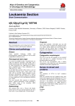 Leukaemia Section t(5;12)(q13;p13) ?/ETV6 Atlas of Genetics and Cytogenetics in Oncology and Haematology