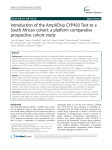 Introduction of the AmpliChip CYP450 Test to a prospective cohort study