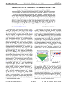 Reflection-Free One-Way Edge Modes in a Gyromagnetic Photonic Crystal