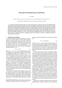 The nature of Petschek-type reconnection T. G. Forbes