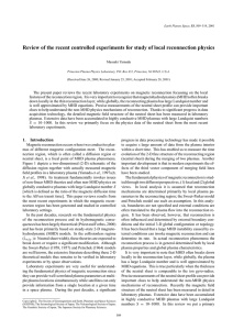 Review of the recent controlled experiments for study of local...