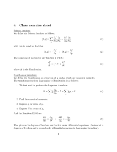 4 Class exercise sheet