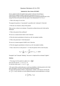 Quantum Mechanics II, Ex 4730