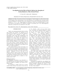 Investigation into the Effect of Electric Field on the Absorption of Carbon Dioxide in a Polar Solvent (Water)