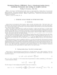 Statistical Physics (PHY831): Part 4: Ginzburg-Landau theory,