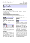 Gene Section SDC1 (syndecan 1) Atlas of Genetics and Cytogenetics