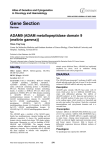 Gene Section ADAM9 (ADAM metallopeptidase domain 9 (meltrin gamma))