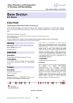 Gene Section KIAA1524  Atlas of Genetics and Cytogenetics