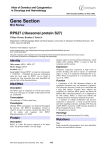 Gene Section RPS27 (ribosomal protein S27) Atlas of Genetics and Cytogenetics