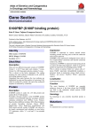Gene Section S100PBP (S100P binding protein) Atlas of Genetics and Cytogenetics