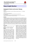 Deep Insight Section Angiogenic factors and cancer therapy in Oncology and Haematology