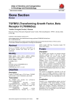 Gene Section TGFBR2 (Transforming Growth Factor, Beta Receptor II (70/80kDa))