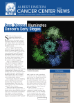 S CANCER CENTER NEWS Illuminates Cancer’s Early Stages