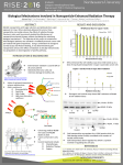 Biological	Mechanisms	Involved	in	Nanoparticle-Enhanced	Radiation	Therapy Graduate Category:	Interdisciplinary	Topic Degree	Level:	PhD	in	Chemical	Engineering