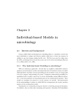Individual-based Models in microbiology Chapter 2 2.1 Interest and background