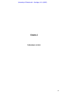 Chapter 2 Literature review  19