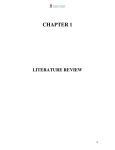 CHAPTER 1 LITERATURE REVIEW  10