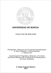 UNIVERSIDAD DE MURCIA FACULTAD DE BIOLOGÍA