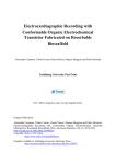 Electrocardiographic Recording with Conformable Organic Electrochemical Transistor Fabricated on Resorbable