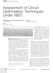 Assessment of Circuit Optimization Techniques Under NBTI Variability and Aging