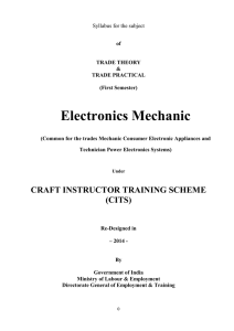 Electronics Mechanic