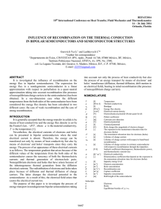 HEFAT2014 10 International Conference on Heat Transfer, Fluid Mechanics and Thermodynamics