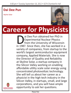 D Careers for Physicists Dai Dee Pun
