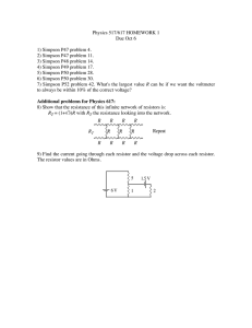 Physics 517/617 HOMEWORK 1 Due Oct 6  1) Simpson P47 problem 4.
