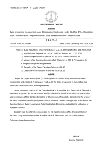 File Ref.No.72742/GA - IV - J1/2014/Admn  UNIVERSITY OF CALICUT