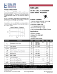 SNA-286 DC-6.0  GHz,  Cascadable GaAs  MMIC  Amplifier Product Description