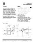 ICS673-01 PLL Building Block Features Description