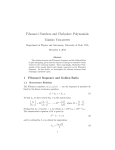 Fibonacci Numbers and Chebyshev Polynomials Takahiro Yamamoto December 2, 2015