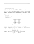 Math 4707 Feb 15, 2016 Math 4707 Midterm 1 Practice Questions