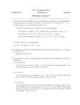 Solutions to Quiz 4