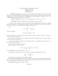 33-759 Introduction to Mathematical Physics Fall Semester, 2005 Assignment No. 13