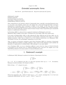 Extended automorphic forms