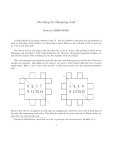 Decoding the Hamming code ∗ Richard EHRENBORG