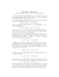 Math 8502 — Homework I
