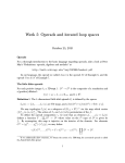 Week 5: Operads and iterated loop spaces October 25, 2015