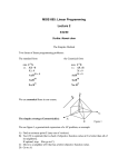 MSIS 685: Linear Programming Lecture 2 m n