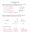 9.1.3 Exterior Angles in Triangles 9-33 Homework