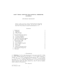 BABY VERMA MODULES FOR RATIONAL CHEREDNIK ALGEBRAS