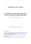 A method for accurate localization of the  Linköping University Postprint
