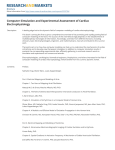 Computer Simulation and Experimental Assessment of Cardiac Electrophysiology Brochure