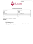 Registration Document for Biohazards P.I Information Location of Study